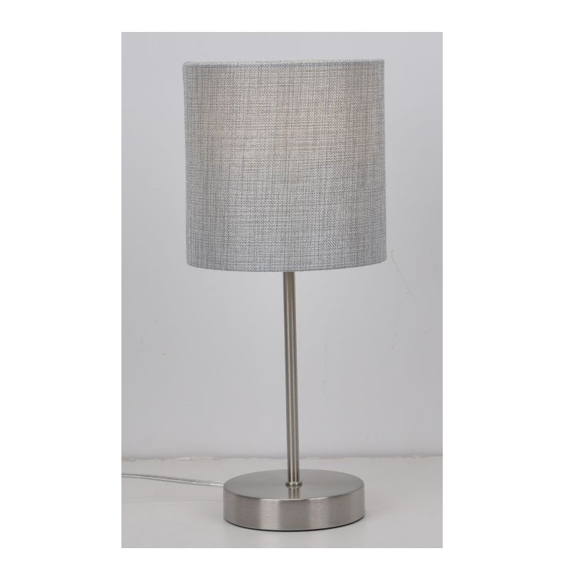 Lampe de table avec abat-jour en lin