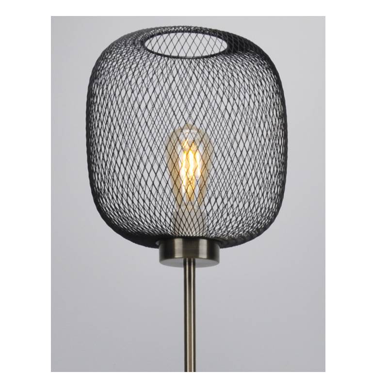 Lampadaire moderne avec abat-jour en maille