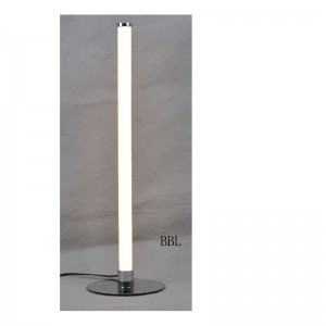 Lampe de table à LED avec tube droit en acrylique
