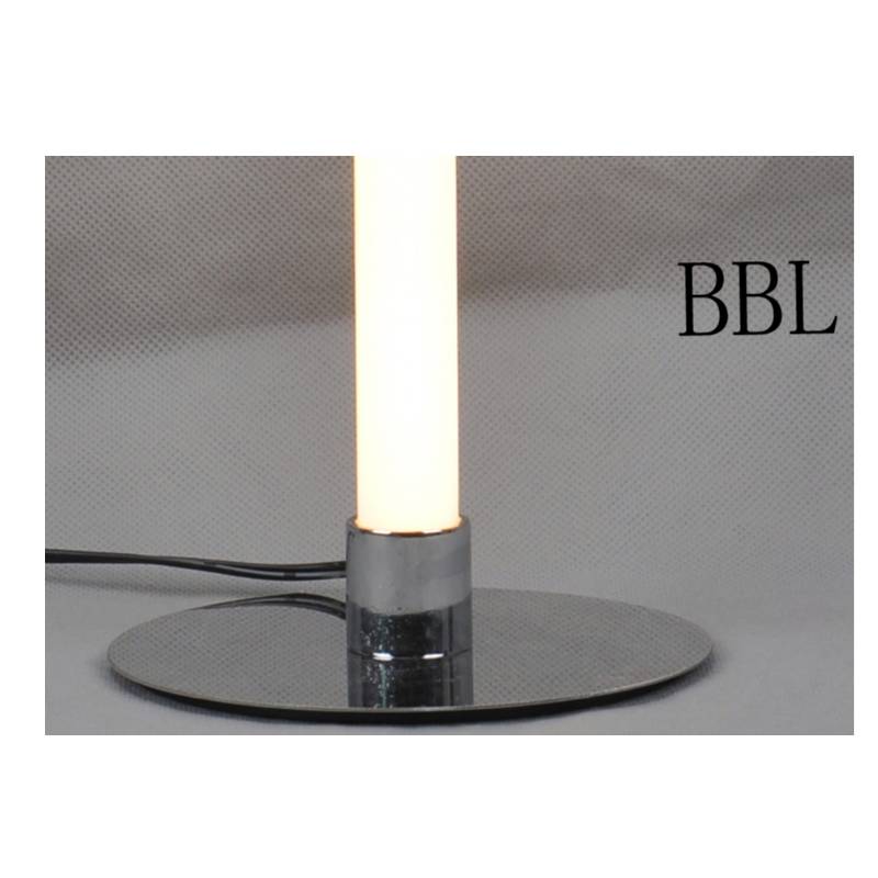 Lampe de table à LED avec tube droit en acrylique