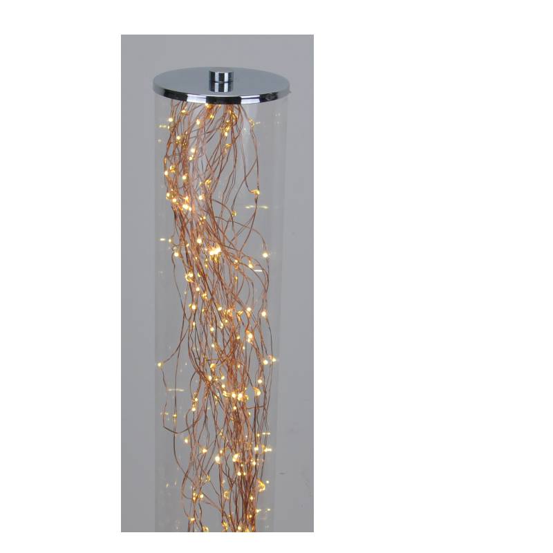 Lampadaire LED avec tube acrylique