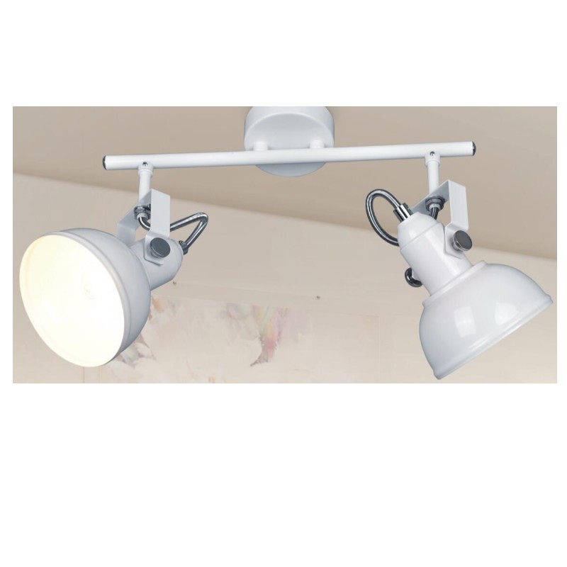 Spot light-2 avec abat-jour en métal et support en U