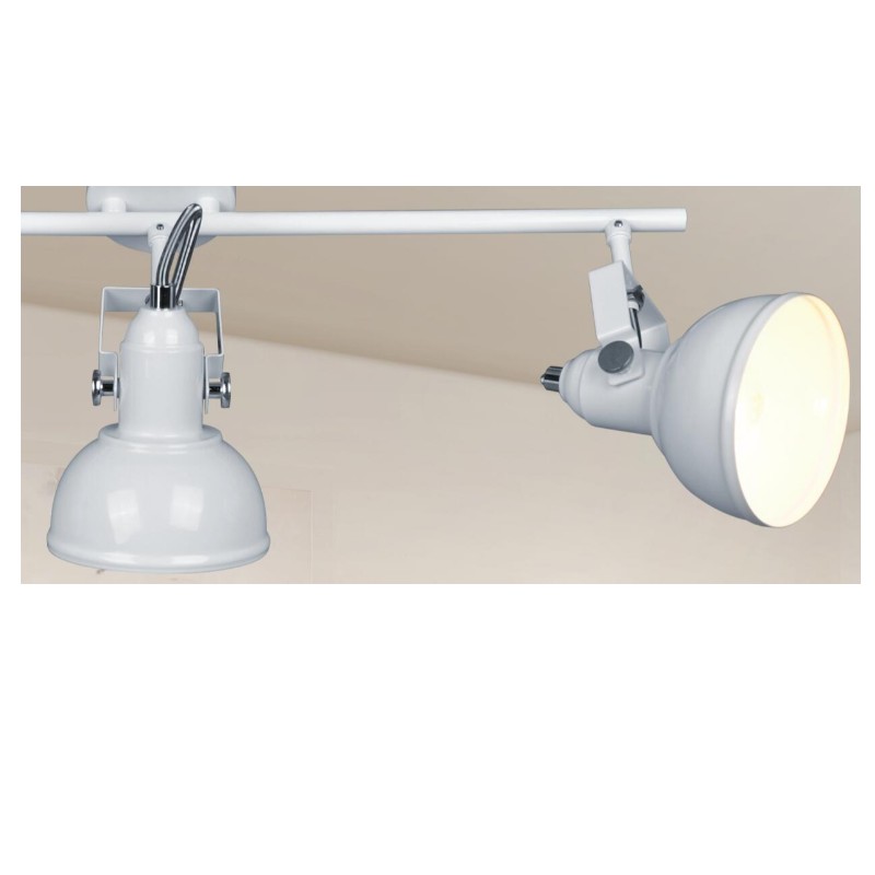 Spot light-3 avec abat-jour en métal et support en U